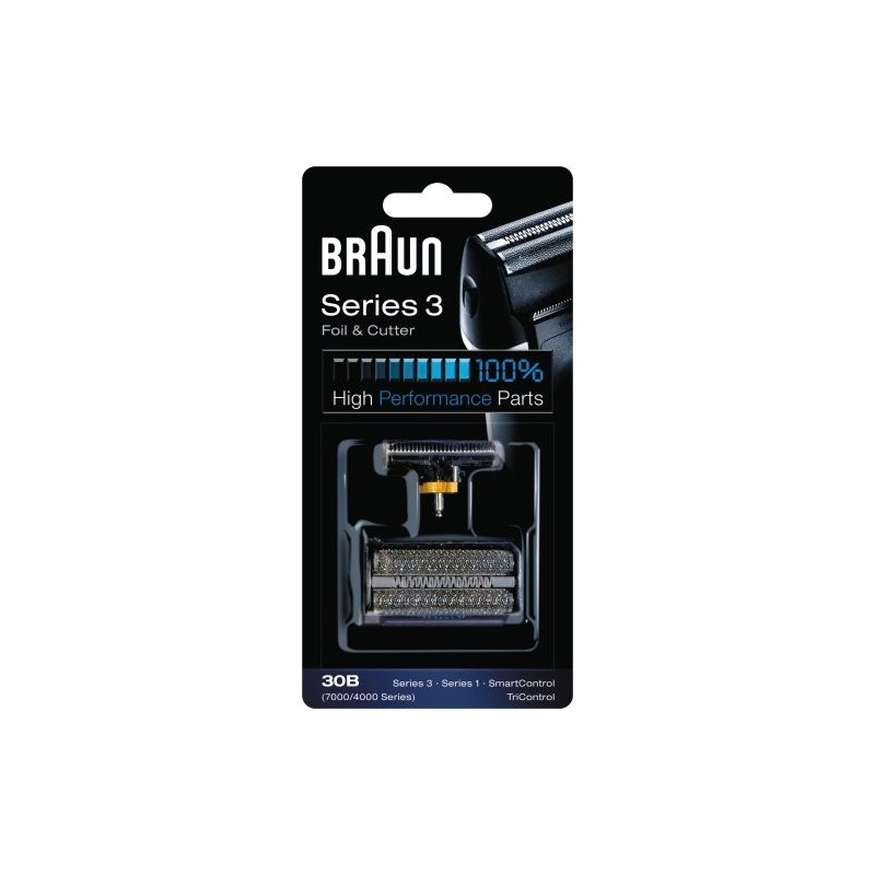 Braun partakoneen teräverkko (malleihin KOMBIPACK 30B, KP7000, SERIES 3 U.7000U.4000)