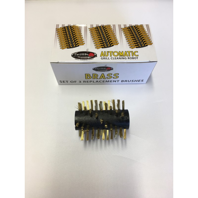 Grillbot Replacement Brushes (Brass) 3kpl