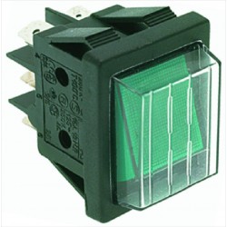 Selector switch 16A 250V, green