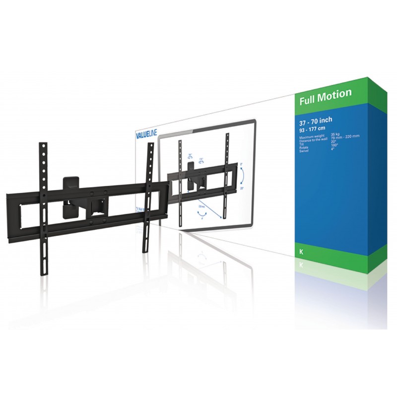 TV-väggmonterbar Justerbar helt från 37 till 70 "35 kg