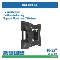 TV Wall Mount Adjustable Fully Adjustable 10 to 32 "30 kg