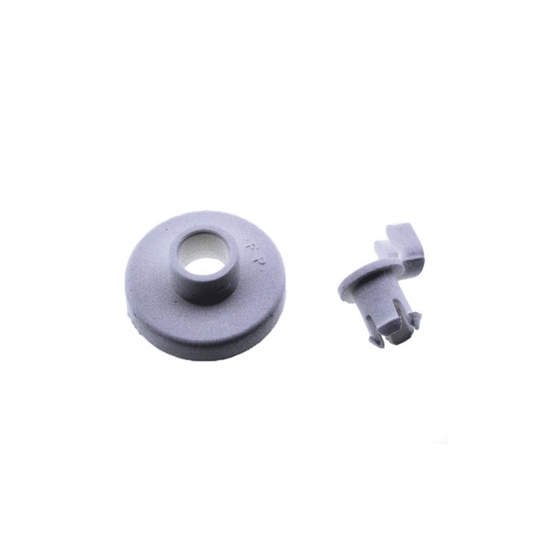 Basket Wheel kit for dishwasher (BOSCH SIEMENS 066320, WHIRLPOOL 481252878026, 481952888069, MERLONI HOTPOINT 7028020)